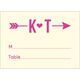 Cupid's Arrow Folded Place Cards Image 3 of 8
